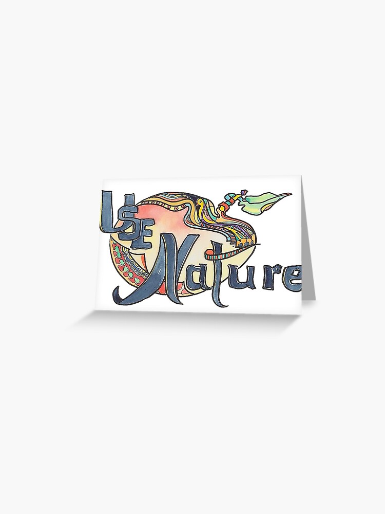 Thumbnail 1 of 2, Greeting Card, use Nature Organic Designs with Purpose designed and sold by GalleryGiselle.