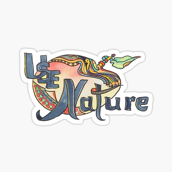 use Nature Organic Designs with Purpose Sticker