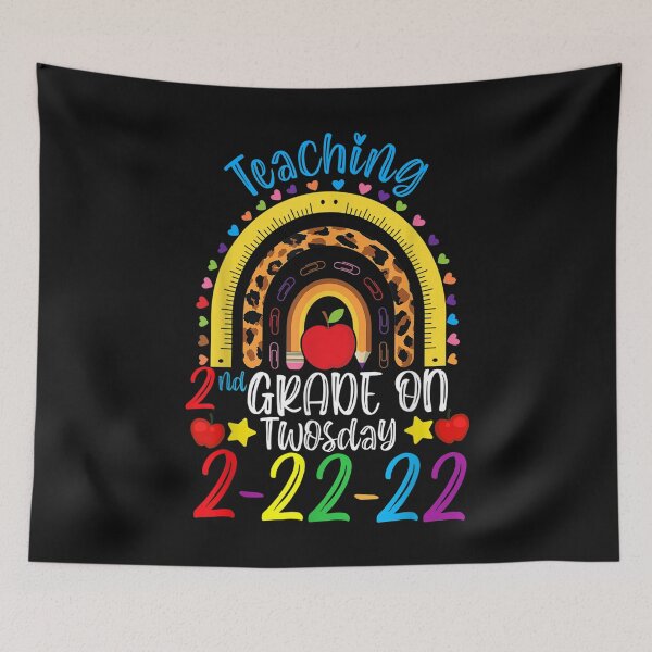 Item preview, Teaching 2nd Grade On Twosday 2-22-22 22nd February T-Shirt designed and sold by Acton-Maran.