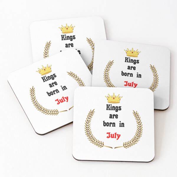 Item preview, Kings are born in July. Funny Quotes. Funny Gift designed and sold by D/Art ⭐⭐⭐⭐⭐.