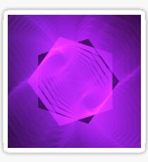 Ascending Pink Pentagram | Fractal Art | FutureLifeFashion.com Sticker