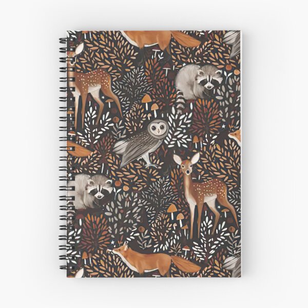 Item preview, Fox Deer Owl Raccoon Woodland designed and sold by SweetTea4U.