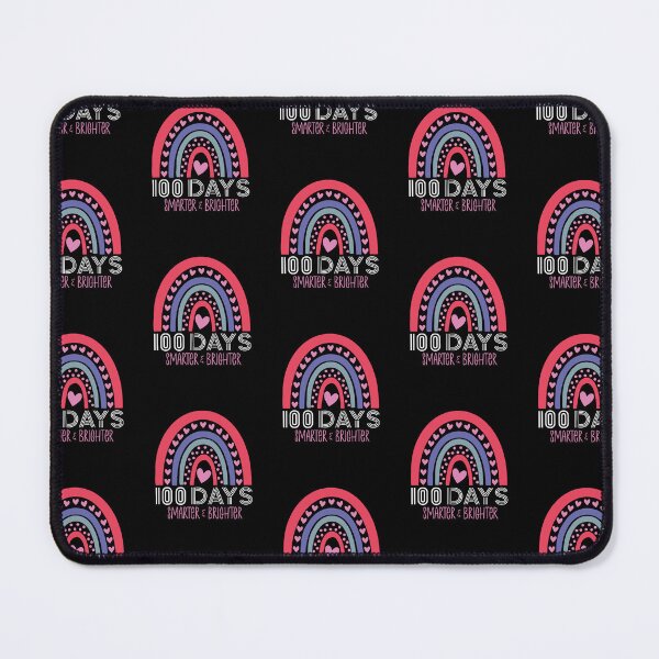 Item preview, 100 Days Smarter and Brighter Rainbow Happy 100th Day of School designed and sold by SpringMoonPress.