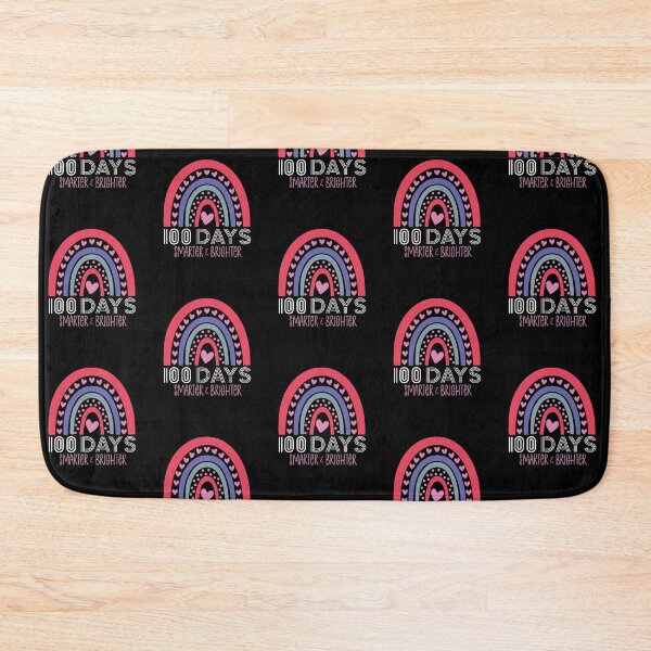 Item preview, 100 Days Smarter and Brighter Rainbow Happy 100th Day of School designed and sold by SpringMoonPress.