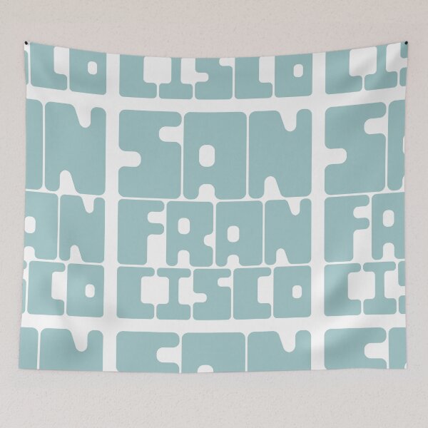 Item preview, San Francisco - Eggshell Blue designed and sold by boxedspaper.
