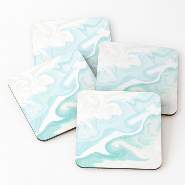 Item preview, Crystal Blue & White Beach Abstract designed and sold by slimbirdy.