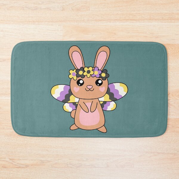 Item preview, Cottagecore Fairycore Kawaii Nonbinary Pride Bunny Rabbit Fairy designed and sold by cashewdays.