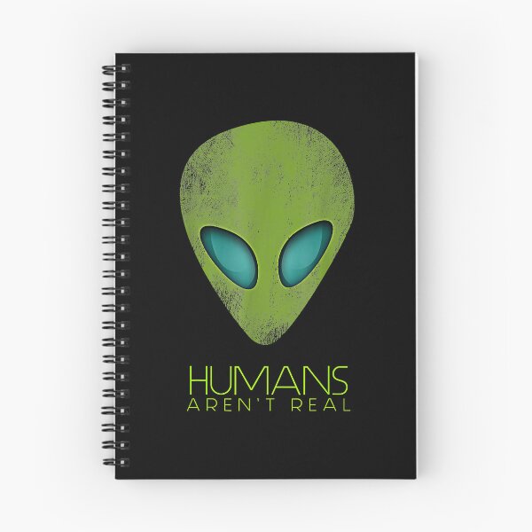 Item preview, Alien Funny Humans Aren_t Real Cute UFO designed and sold by Akitall12.