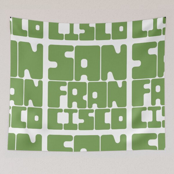 Item preview, San Francisco - Foliage Green designed and sold by boxedspaper.