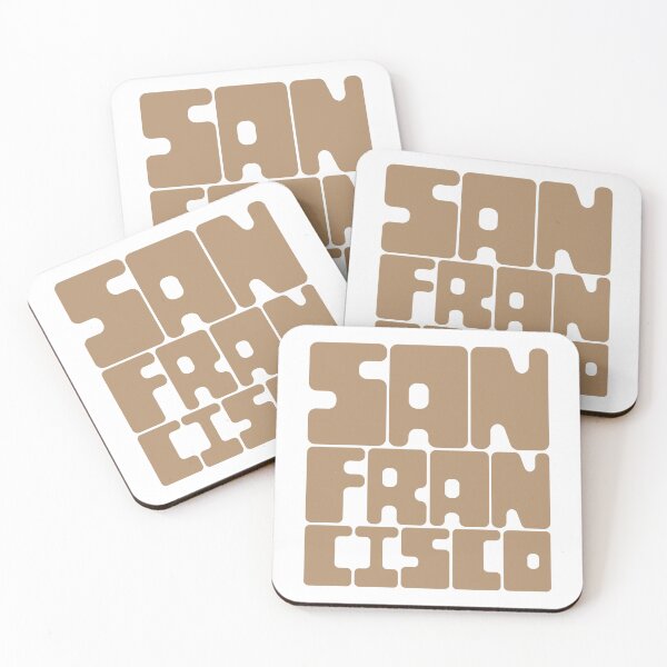 Item preview, San Francisco - Iced Tea Brown designed and sold by boxedspaper.