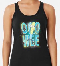 Mr. Poopybutthole OO WEE! Racerback Tank Top