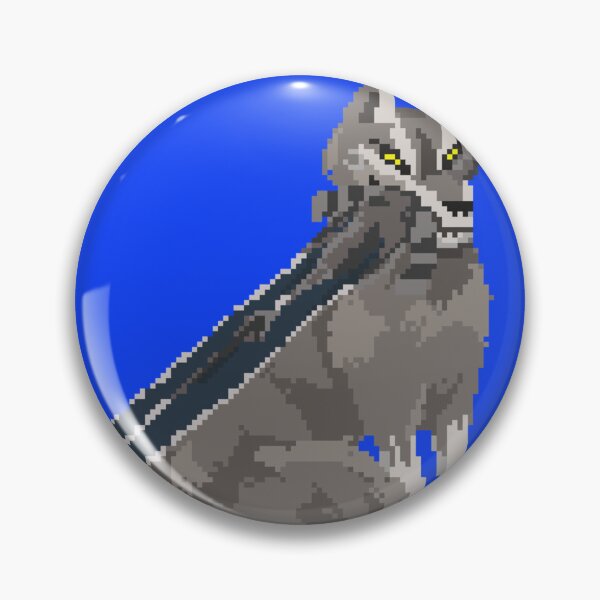 Item preview, Pixel Souls - Sif, The Great Grey Wolf Sticker designed and sold by Sebastchtner.