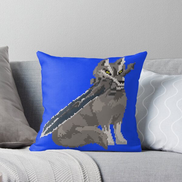 Item preview, Pixel Souls - Sif, The Great Grey Wolf Sticker designed and sold by Sebastchtner.