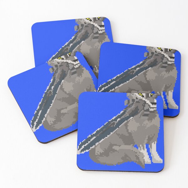 Item preview, Pixel Souls - Sif, The Great Grey Wolf Sticker designed and sold by Sebastchtner.