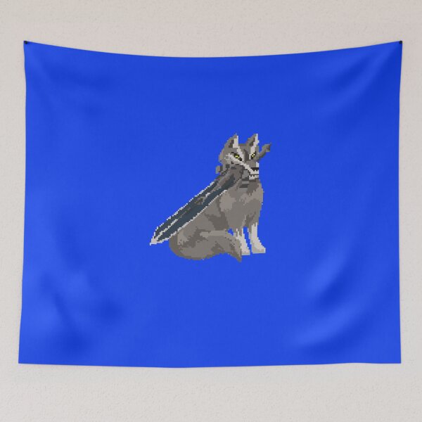 Item preview, Pixel Souls - Sif, The Great Grey Wolf Sticker designed and sold by Sebastchtner.
