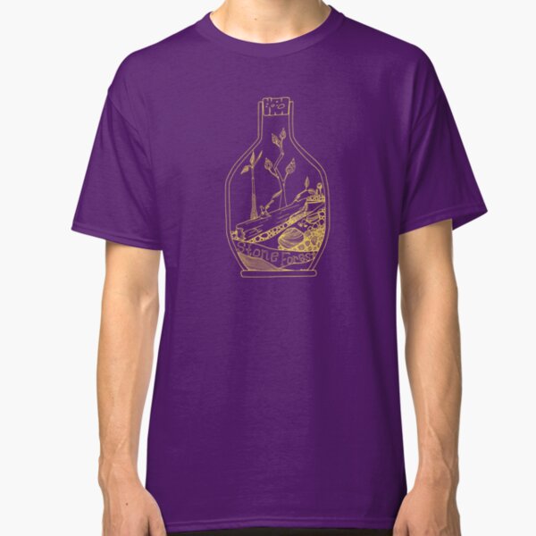 Terrarium Fallen Tree (gold) Classic T-Shirt