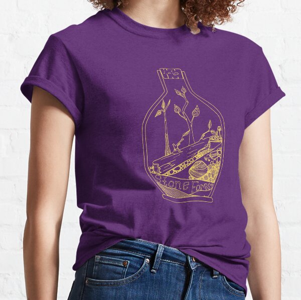 Terrarium Fallen Tree (gold) Classic T-Shirt