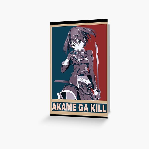 Tatsumi Akame ga Kill Akame ga Kiru Vintage Vector Anime Design Poster for  Sale by Raiden Designer Shop