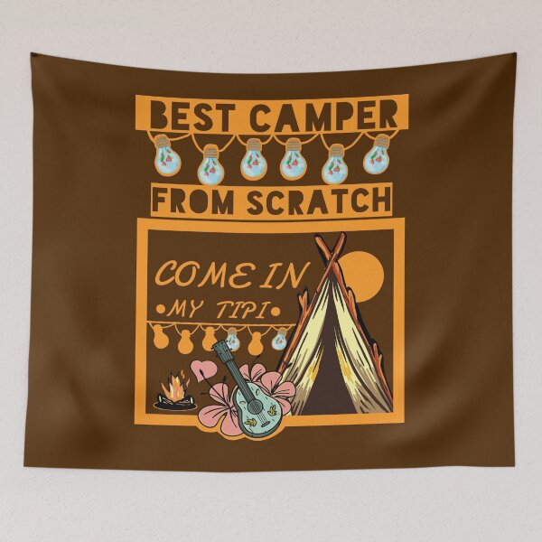 Item preview, best camper funny tipi tent designed and sold by vibeno1.