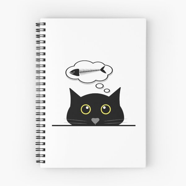 Item preview, BLACK CAT PEEKING - Imagine Fish designed and sold by Studiopork.