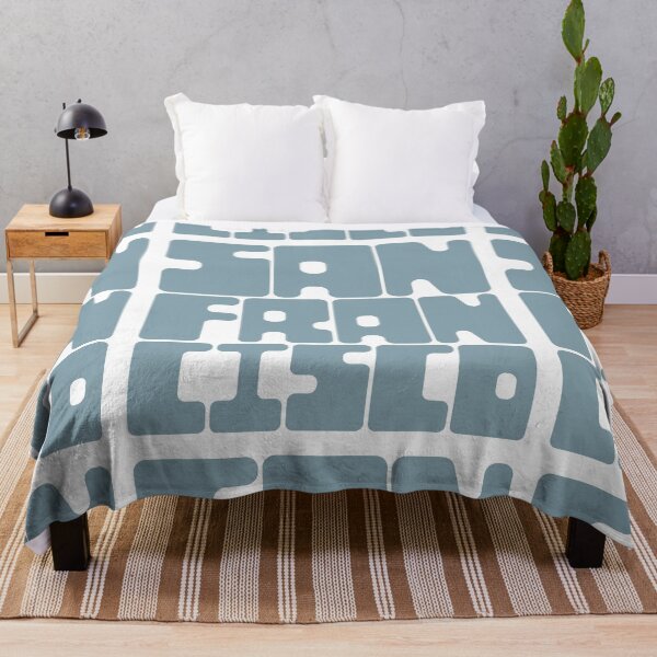 Item preview, San Francisco - Tourmaline Blue designed and sold by boxedspaper.