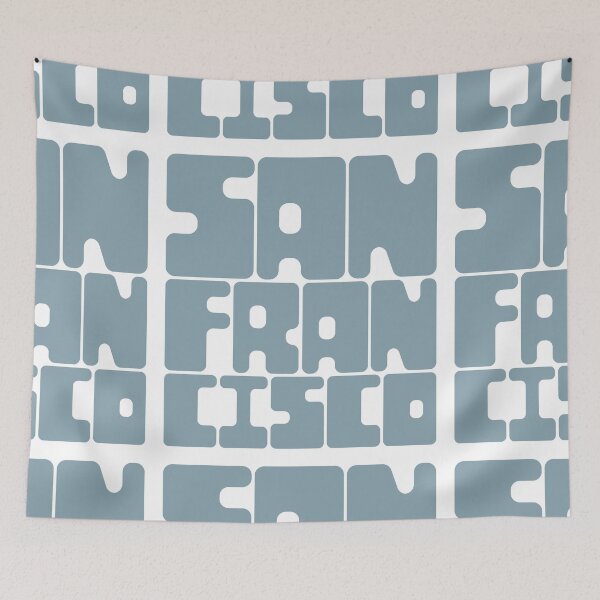 Item preview, San Francisco - Tourmaline Blue designed and sold by boxedspaper.