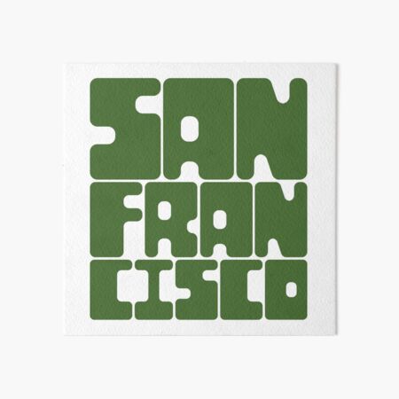 Item preview, San Francisco - Treetop Green designed and sold by boxedspaper.