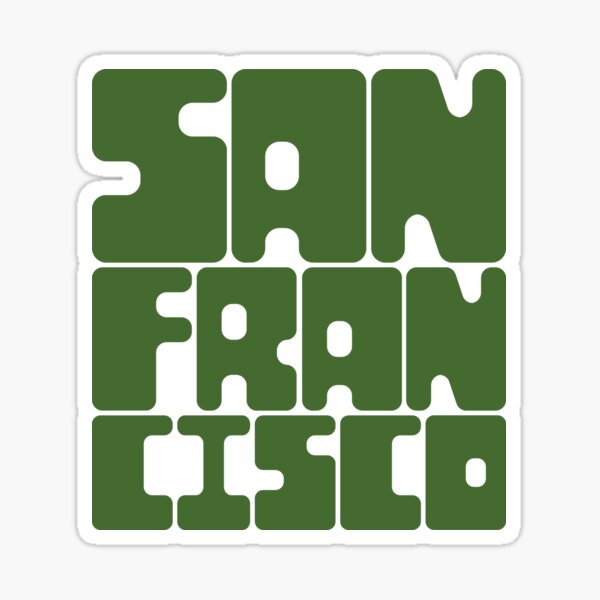 Item preview, San Francisco - Treetop Green designed and sold by boxedspaper.