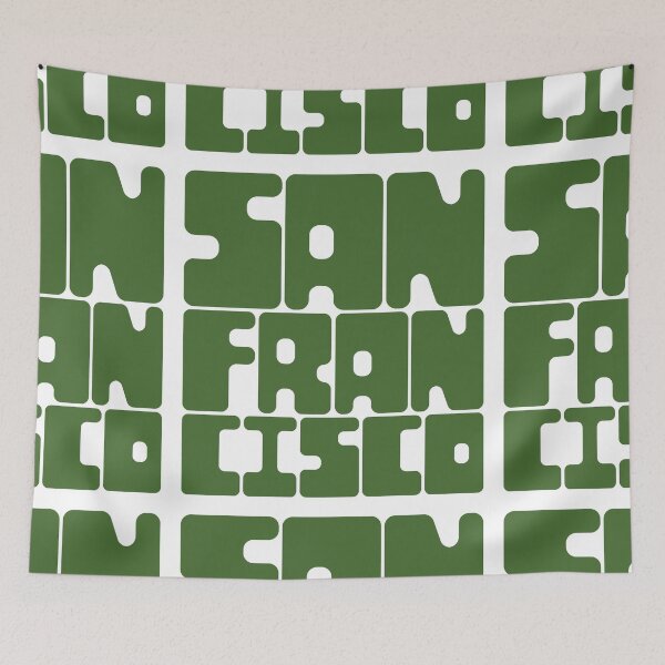 Item preview, San Francisco - Treetop Green designed and sold by boxedspaper.