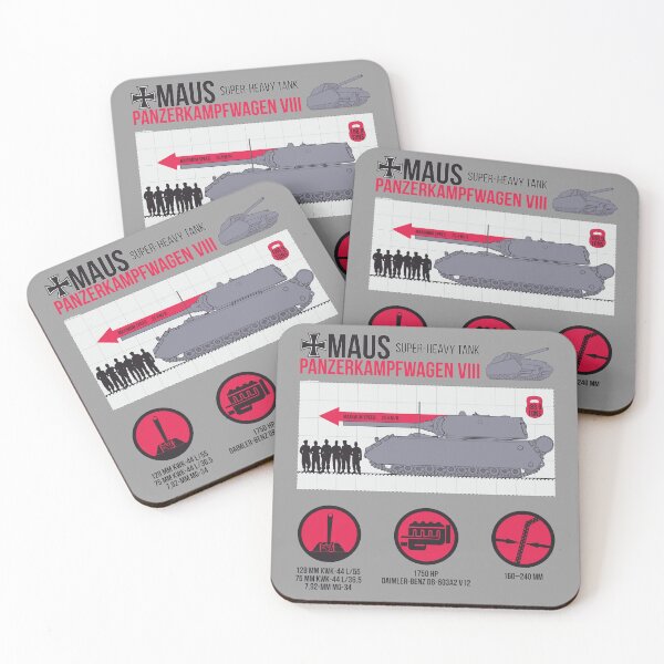 Item preview, Informative infographics Pz-VIII MAUS designed and sold by FAawRay.