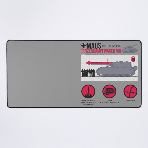 Item preview, Informative infographics Pz-VIII MAUS designed and sold by FAawRay.