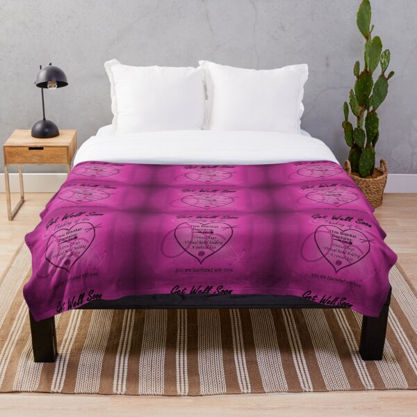 Artikelvorschau, Gute Besserung Throw Blanket #4 Erwachsener entworfen und verkauft von seamless95.