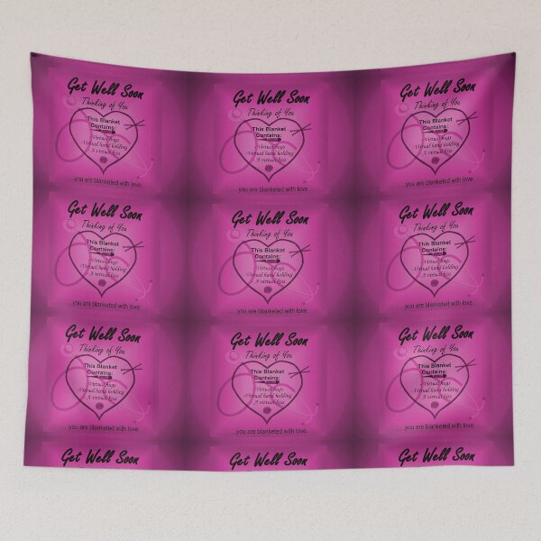 Item preview, Get Well Soon Throw Blanket #4 Adult designed and sold by seamless95.