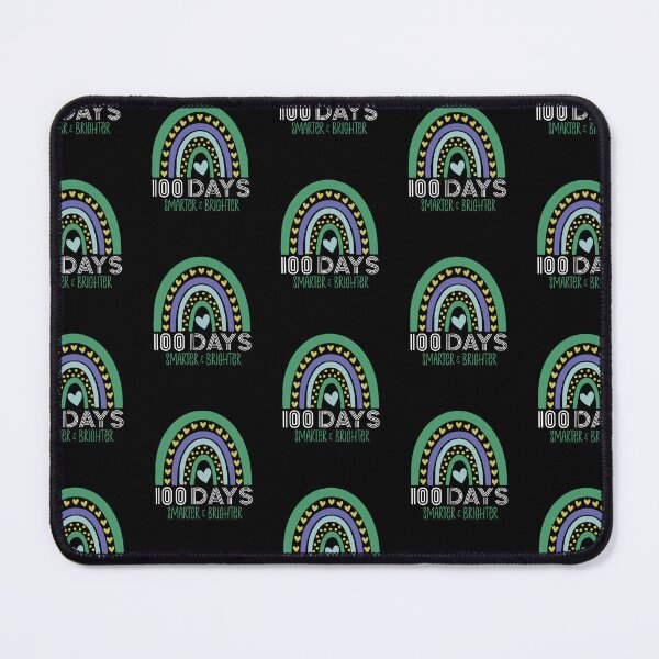 Item preview, 100 Days Smarter and Brighter Rainbow Happy 100th Day of School designed and sold by SpringMoonPress.