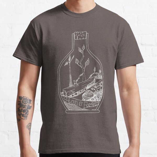 Terrarium Fallen Tree (white) Classic T-Shirt