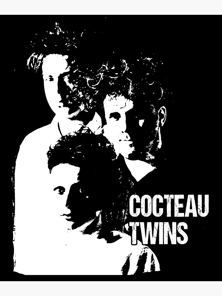 "Cocteau Twins music band art black and white" Poster for Sale by