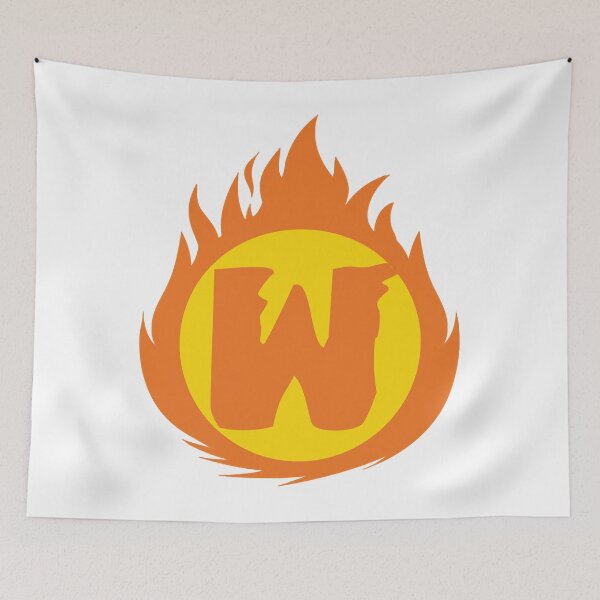Item preview, Superhero Letter W. Fire Insignia designed and sold by DonaldRichard34.