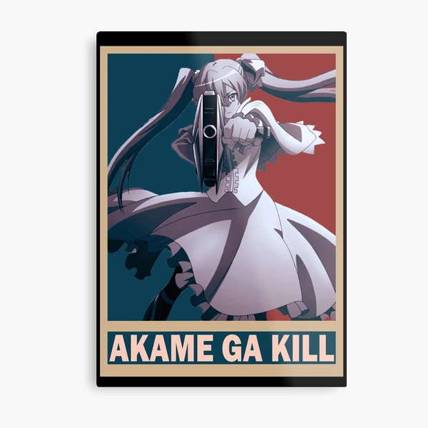 Tatsumi Akame ga Kill Akame ga Kiru Vintage Vector Anime Design Poster for  Sale by Raiden Designer Shop