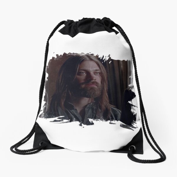The Walking Dead - Jesus Watercolor Drawstring Bag