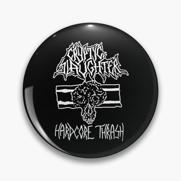 Item preview, Cryptic Slaughter logo vintage black and white designed and sold by BeaCosta3070.
