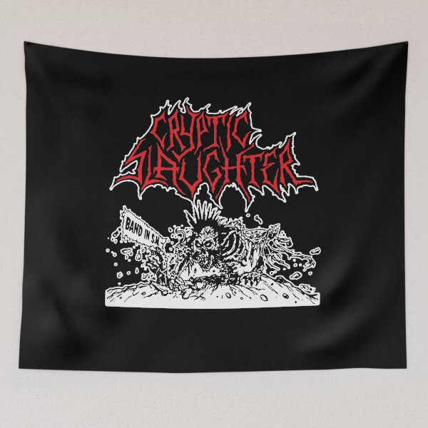 Item preview, Cryptic Slaughter logo red vintage music band designed and sold by BeaCosta3070.