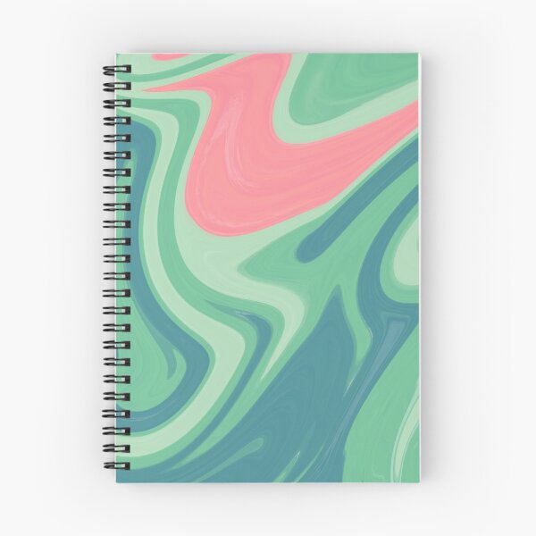 Item preview, Green Pink Teal Colourful Marble Design Pattern designed and sold by The Turquoise Brush.