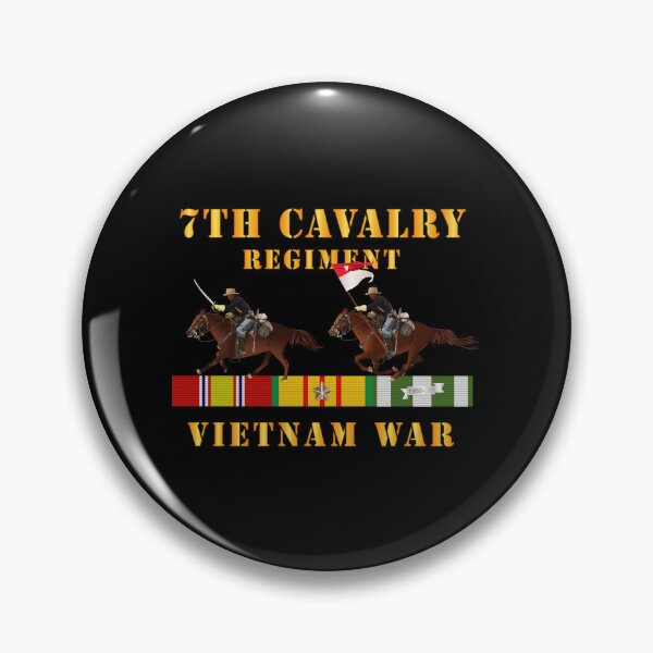 Item preview, Army - 7th Cavalry Regiment - Vietnam War wt 2 Cav Riders and VN SVC X300 designed and sold by Military Insignia Products.