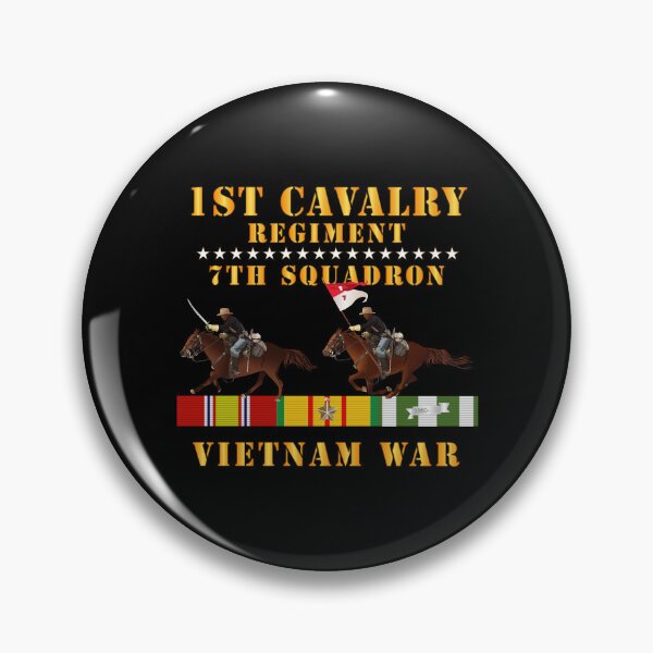 Item preview, Army - 7th Squadron, 1st Cavalry Regiment - Vietnam War wt 2 Cav Riders and VN SVC X300 designed and sold by Military Insignia Products.