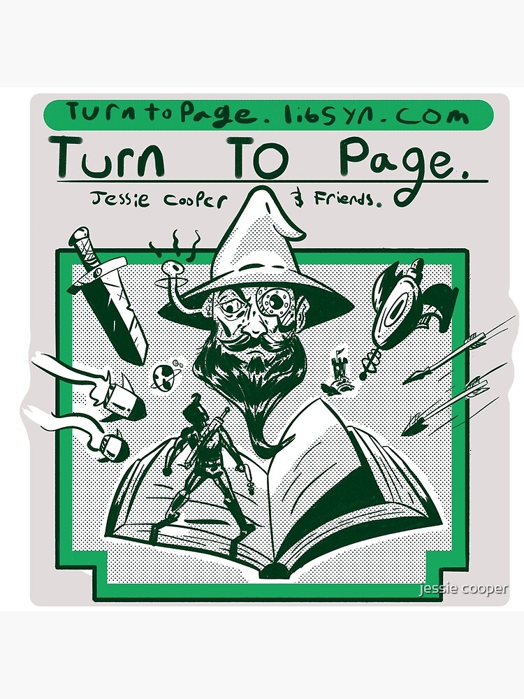 Turn to Page Artwork by Jessiepodcasts