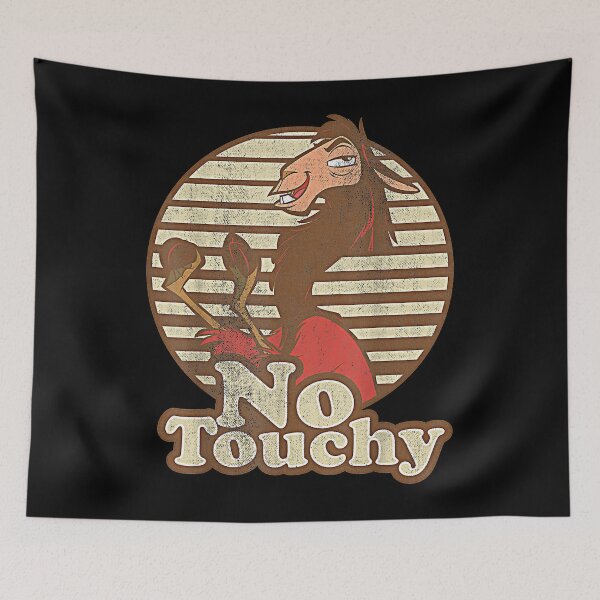 Item preview, Vintage Distreesed New Gr.Kuzco Llama No Touchy designed and sold by Akitall12.