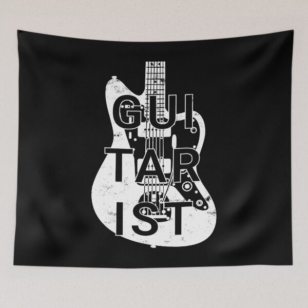 Item preview, Guitarist Electric Guitar Body Dark Theme designed and sold by nightsworthy.