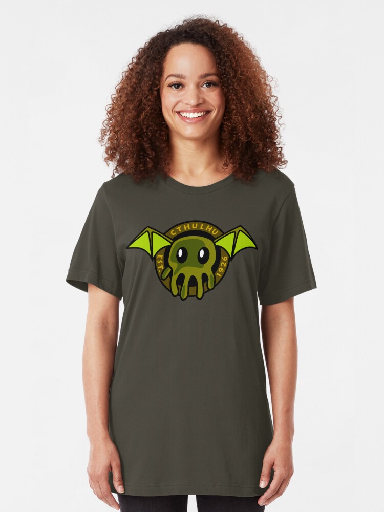 Alternate view of Cthulhu Est. 1926 Slim Fit T-Shirt