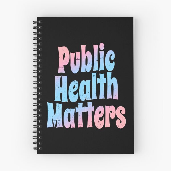 Item preview, Public Health Matters (Inspirational and Motivational Political Quote • Vintage Classic 70's Look • Light Blue Purple Pink Gradient) designed and sold by SassyClassyMe.