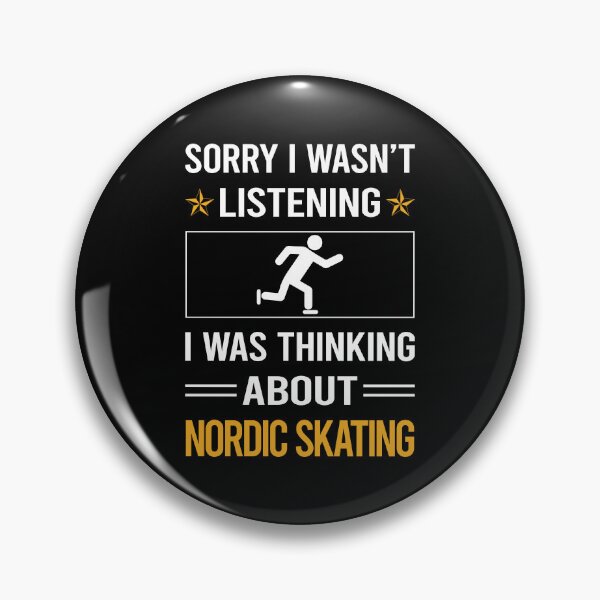 Item preview, Funny Listening Nordic Skating designed and sold by fatherbarliman.